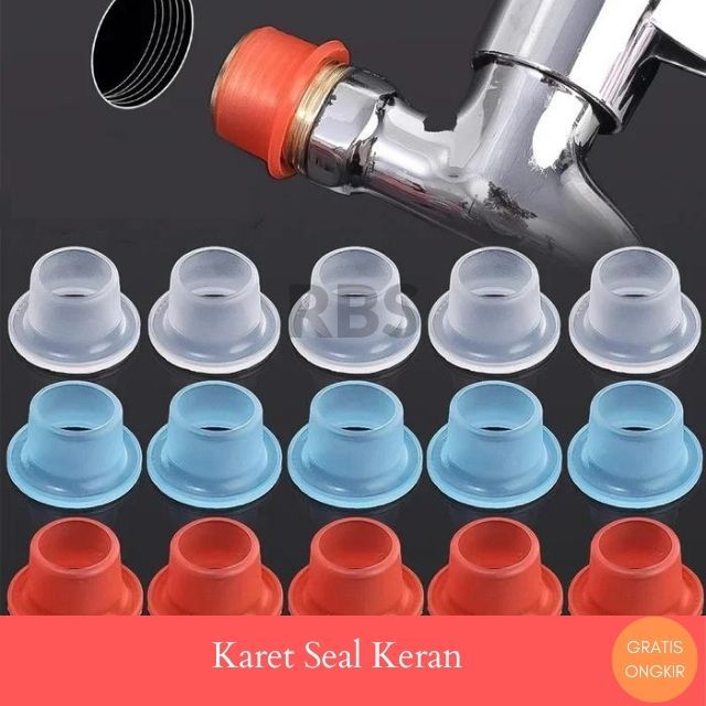 Karet Seal Keran Anti Bocor Gasket Rubber | Seal Tape Rubber Silikon Keran Kran Air