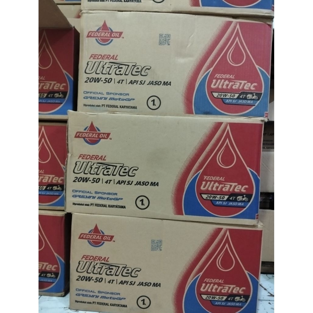 OLI FEDERAL ULTRATEC 1L 20W-50  PER DUS ISI 24 BOTOL
