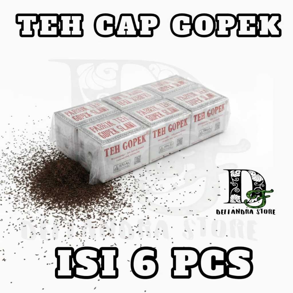 

Teh Gopek Tabur 40gr x 6pcs-Teh Gopek 40gram Slawi Teh Seduh