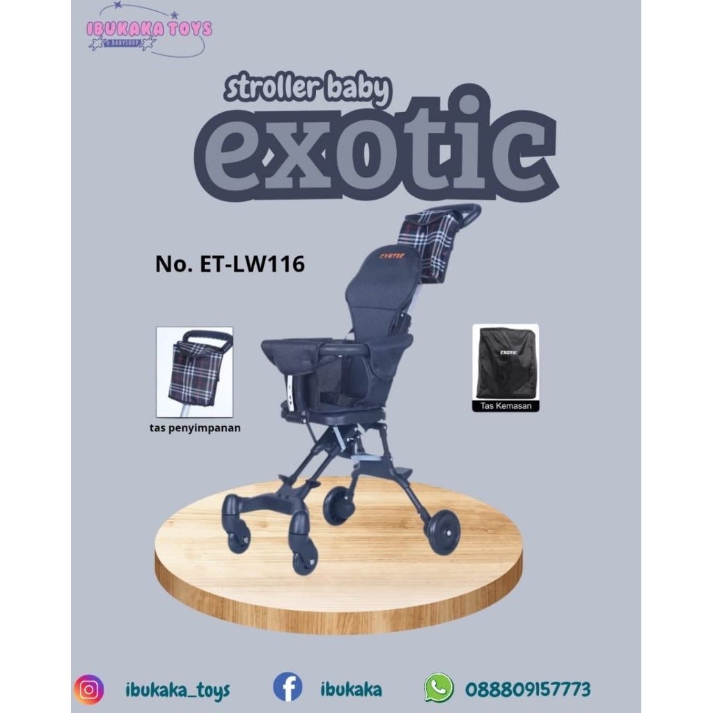 stroller Exotic ET-116//Stroller baby//Stroller Exotic