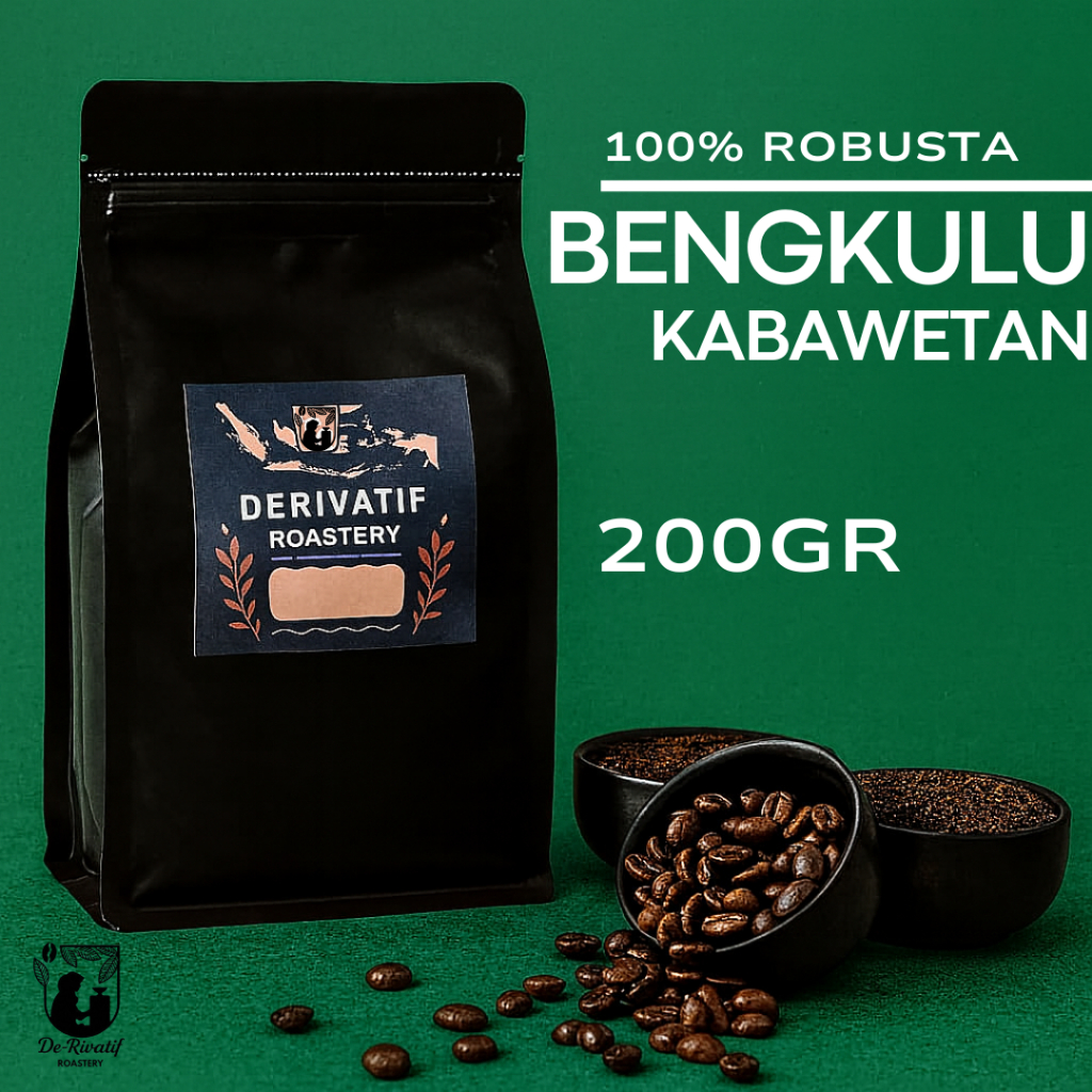 

100% Robusta Bengkulu Kabawetan Biji Kopi Bubuk Kopi