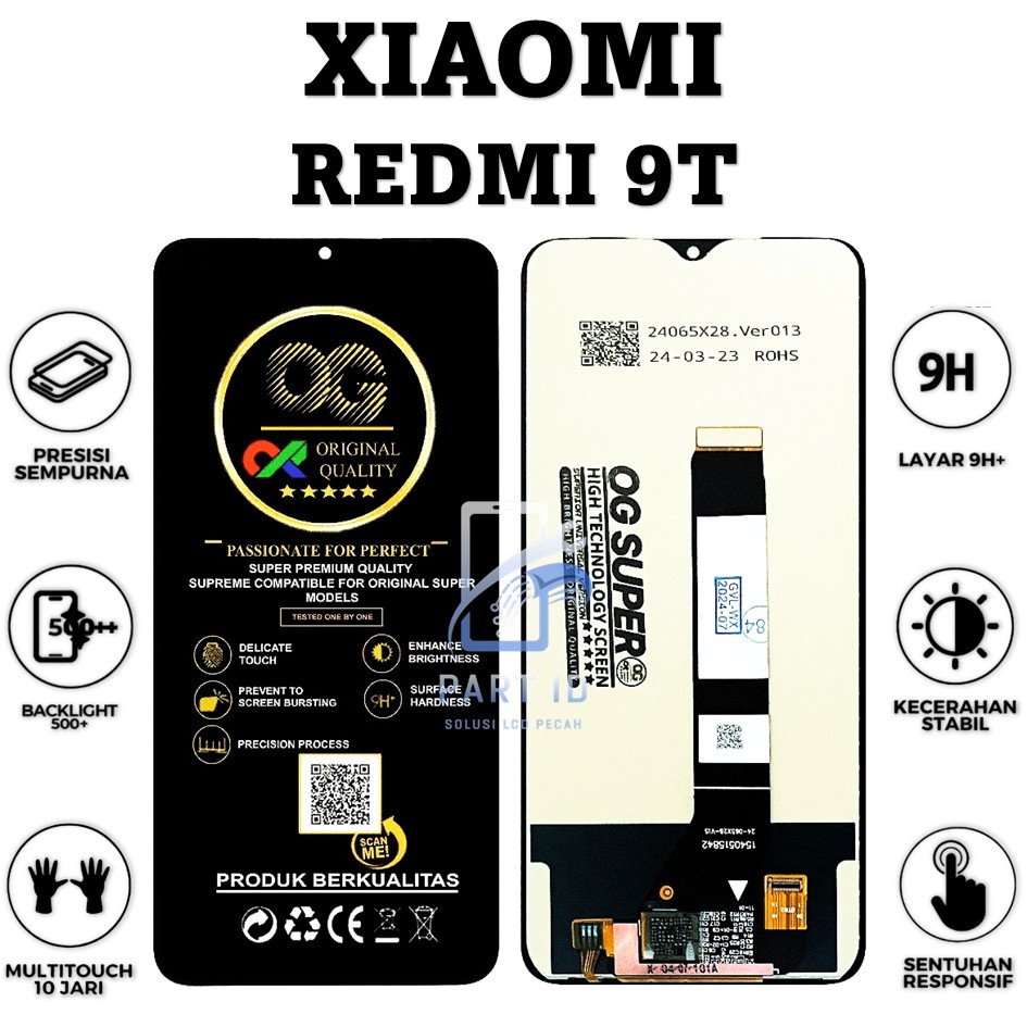 LCD TOUCHSCREEN XIAOMI REDMI 9T FULLSET ORIGINAL 100
