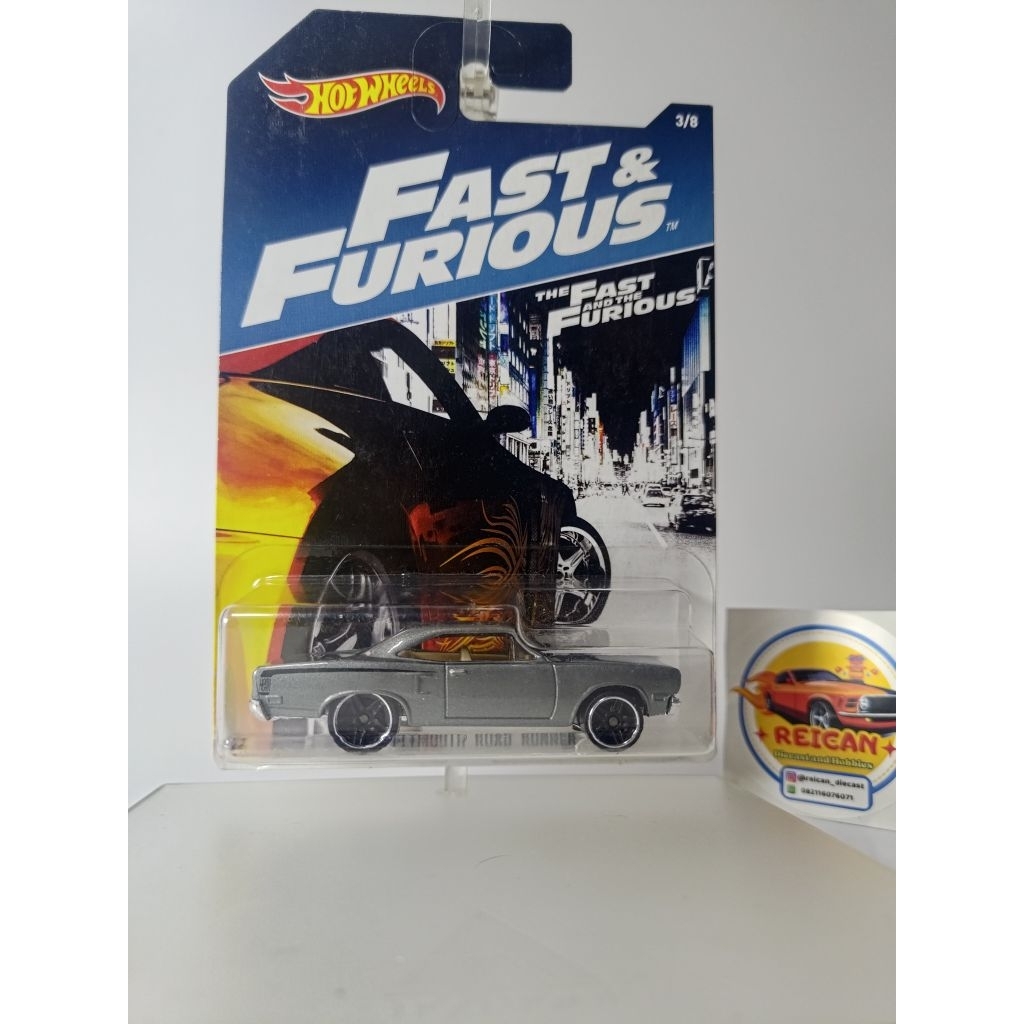 Hot Wheels PREMIUM - FAST & FURIOUS - 70 PLYMOUTH ROAD RUNNER