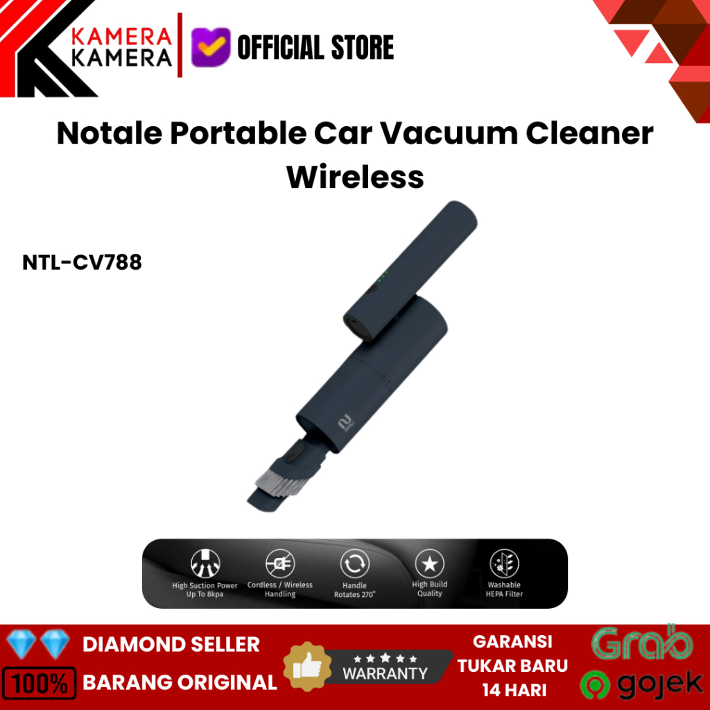 Notale Portable Car Vacuum Cleaner Wireless NTL-CV788