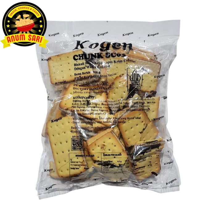Biskuit CHUNK SC03 Khong Guan Kogen 300 Gram / Wafer Saltcheese Combo Patahan - Anum Sari