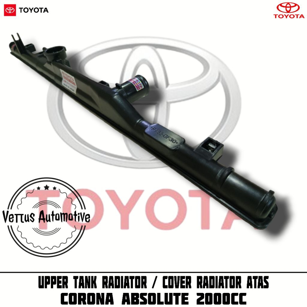 Upper Tank Radiator Toyota Corona Absolute 2000cc - Cover Radiator Atas Corona Absolute 2000cc Origi