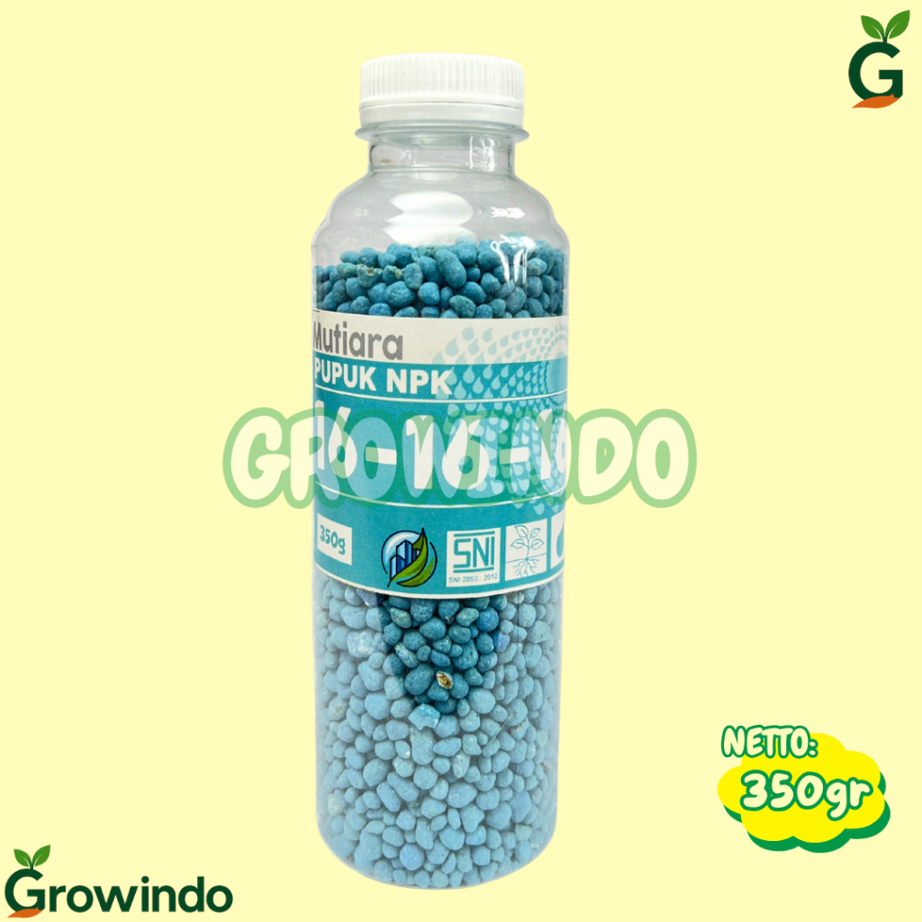 Pupuk NPK 16-16-16 350gr Seimbang untuk Pertumbuhan Daun Batang dan Akar