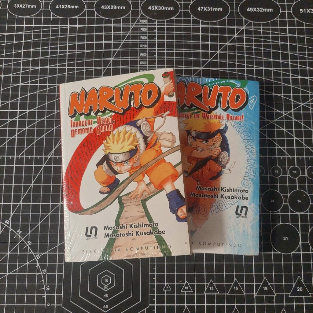 (Original, Segel) Light Novel Naruto Innocent Heart Demonic Blood, Naruto Mission Protect the Waterf