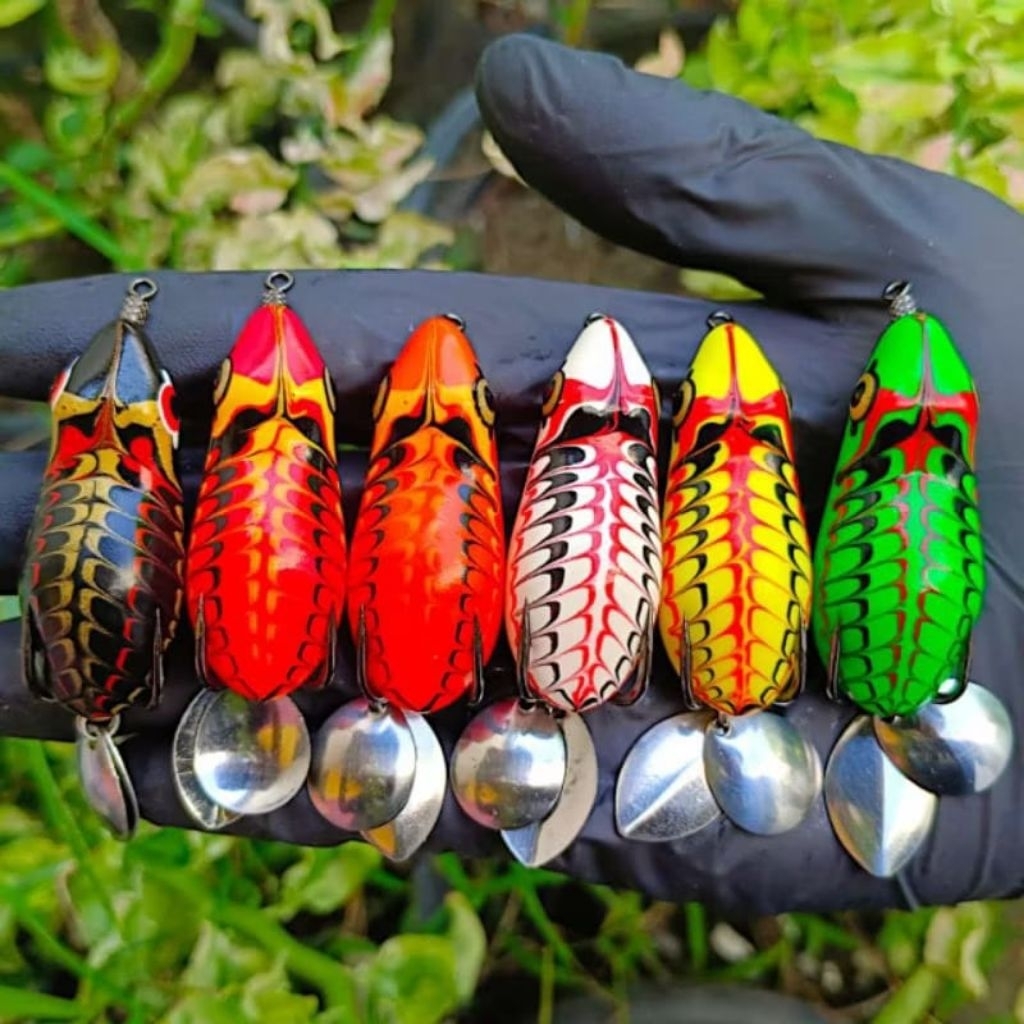 SOFT FORG LJ LURE DOUBLE BLADE  UKURAN 5 CM 8 GRAM UMPAN CASTING