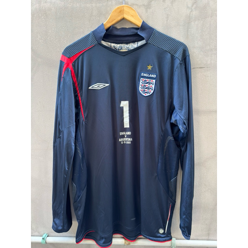 JERSEY ENGLAND INGGRIS GK 2006 ORIGINAL