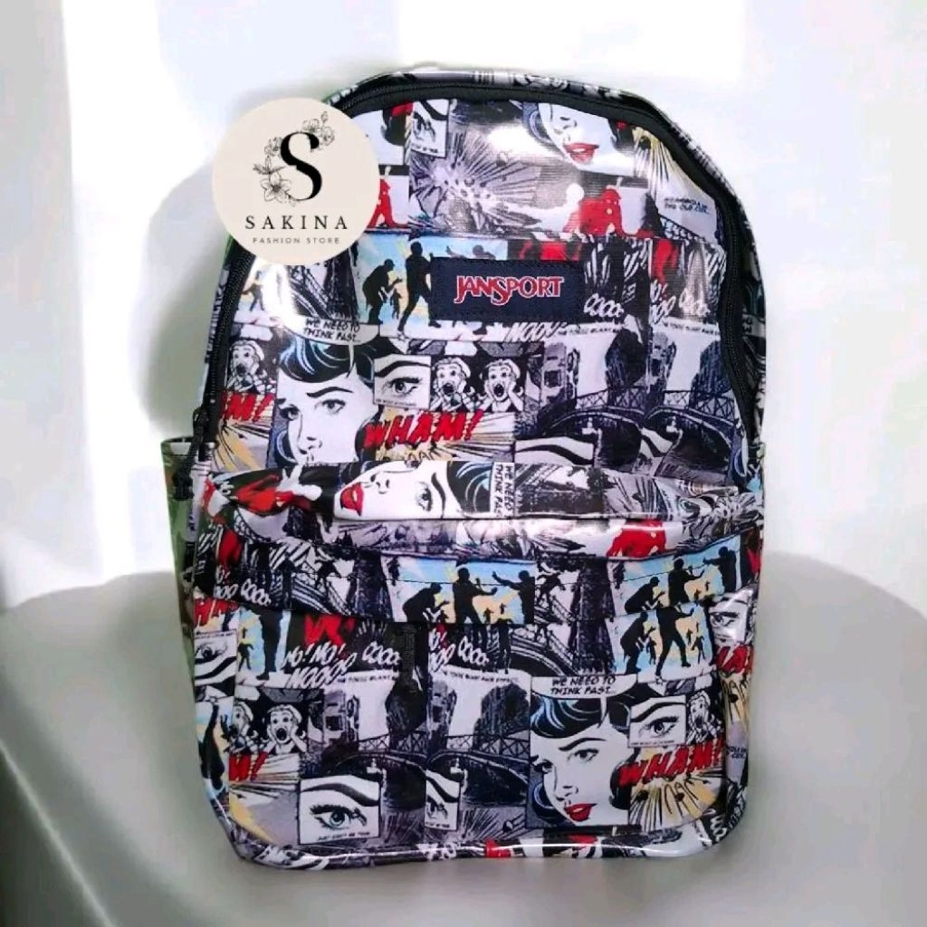 Tas jansport Koran komik/ tas sekolah/tas ransel/tas anak laki-laki/tas abg remaja/tas backpak/tas k