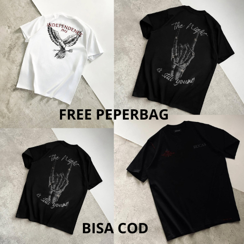 [ORIGINAL 100%] Rucas Tshirt Rockstar Skeleton / Season 9 Grand Phyton / Crystal S15 long Heritage W
