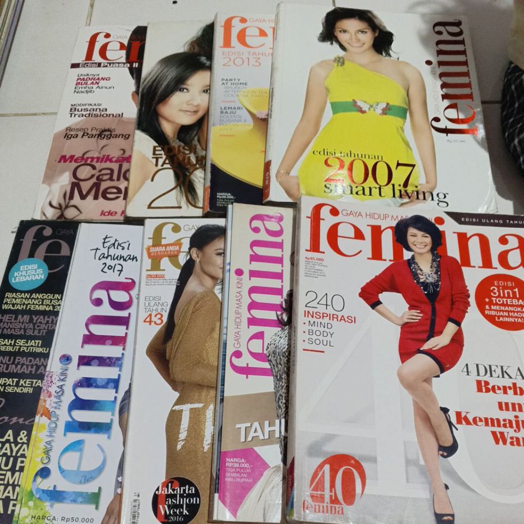 MAJALAH FEMINA EDISI TAHUNAN