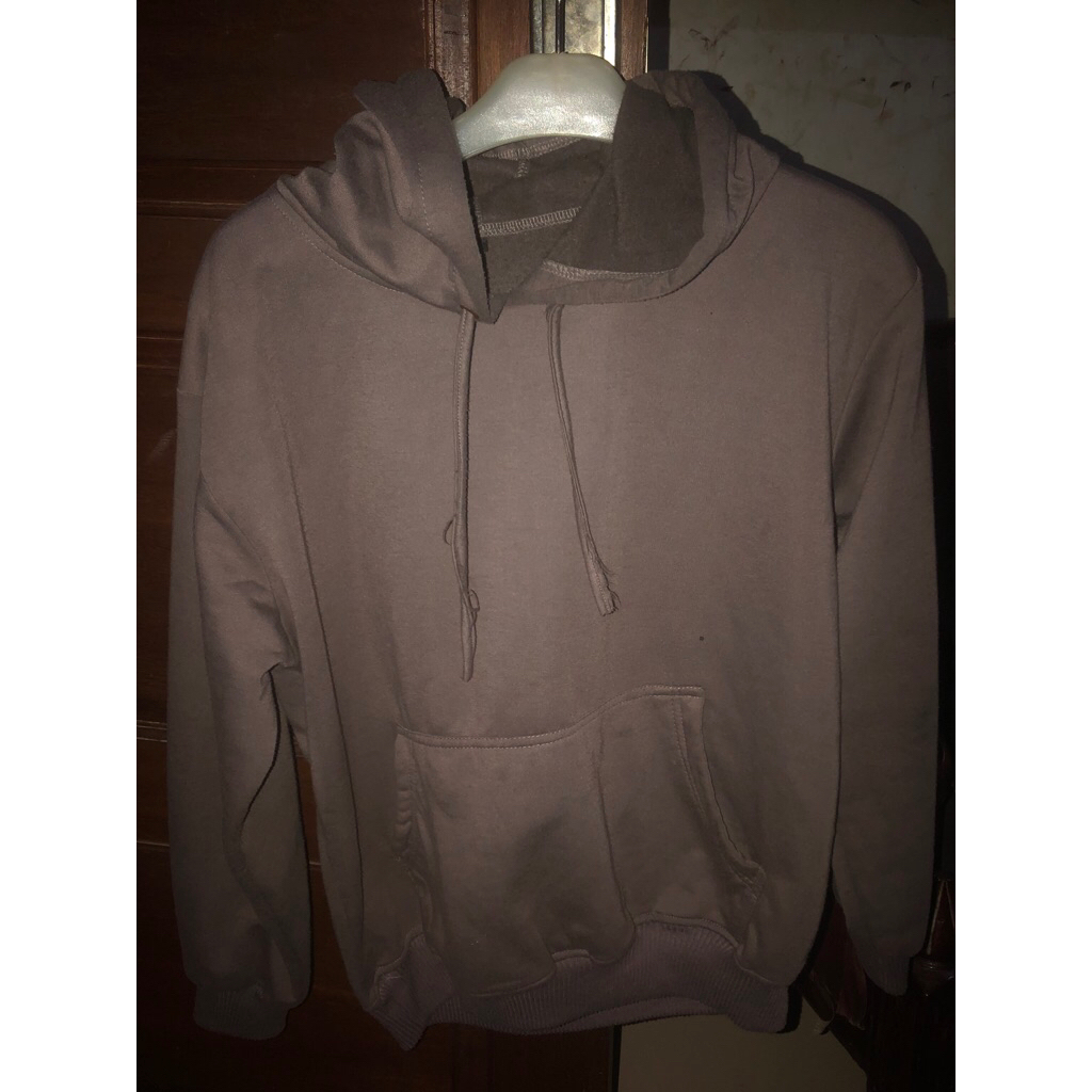 Hoodie Coklat