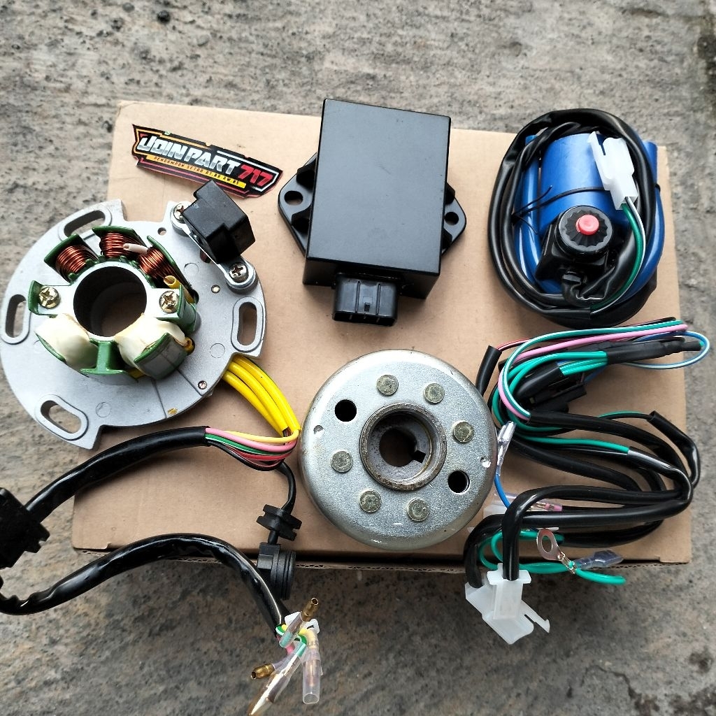 Pengapian set YZ125 full set Spull Magnit set Assy PNP RX king import