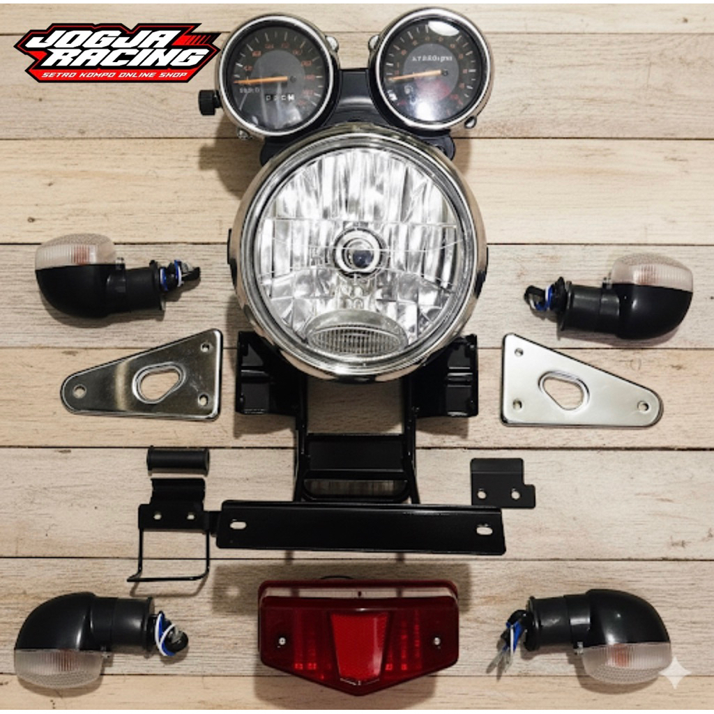 Lampu rxking fulset , upgrade rxking new 2008 , paket lampu rxking