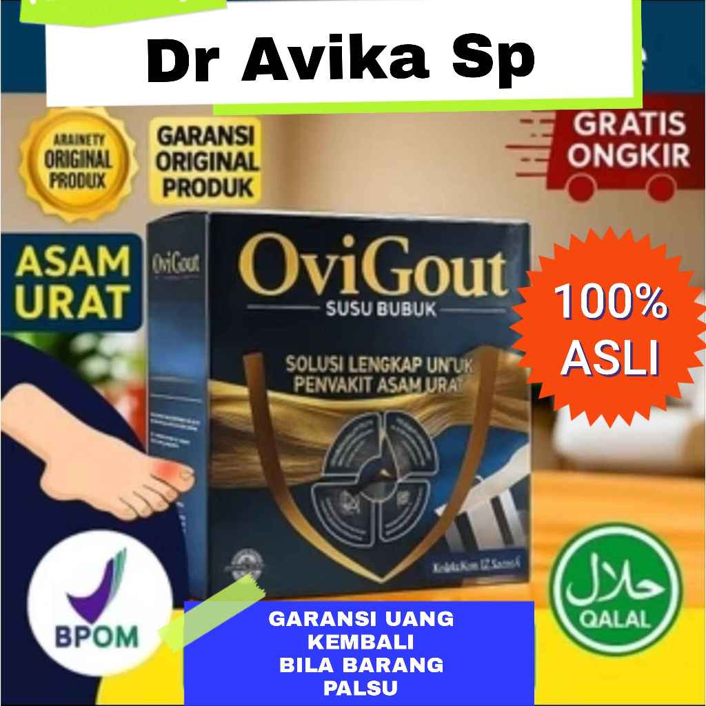 

100% ASLI Ovigout Susu Herbal Asam Urat Nyeri Sendi Alami BAGUS AMPUH