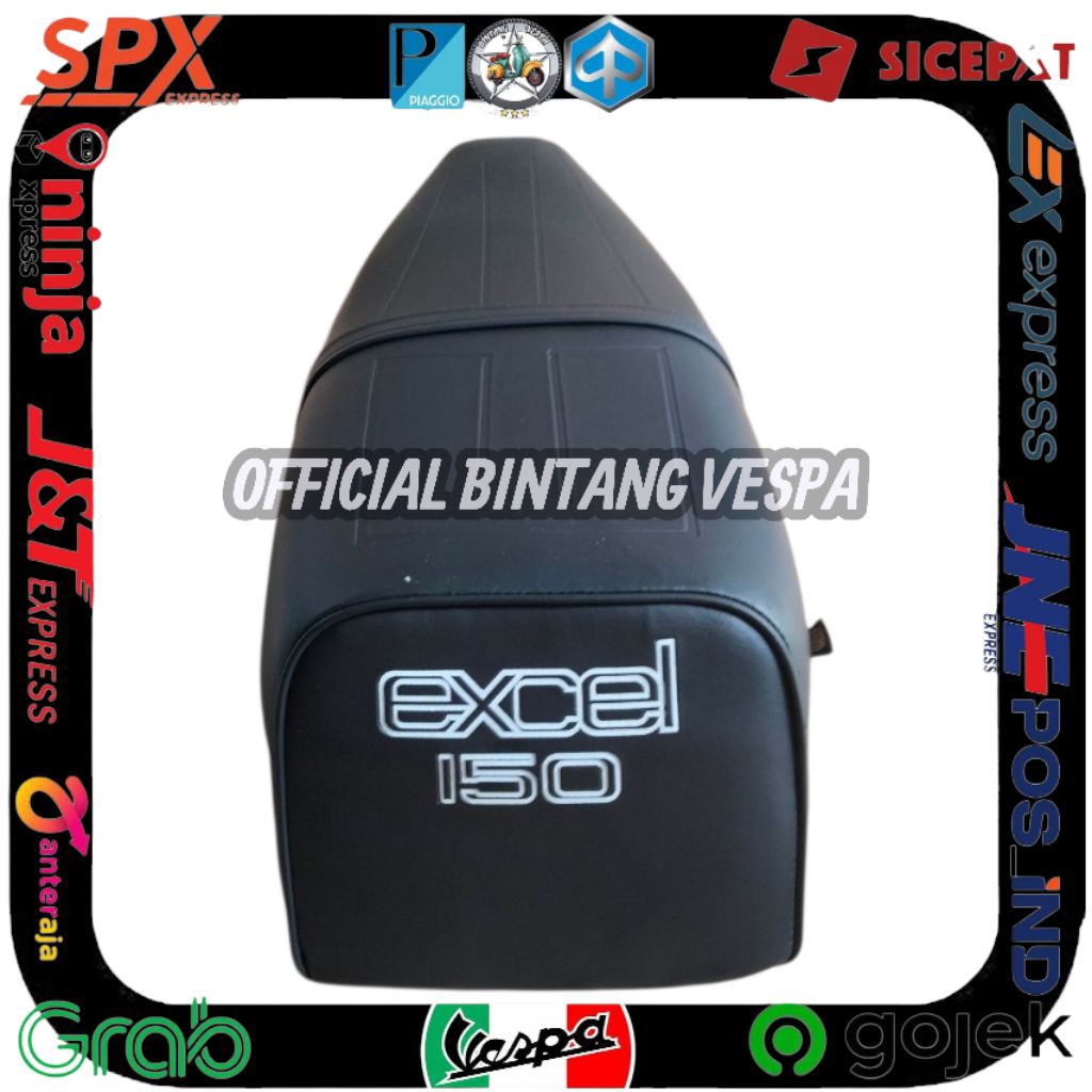 Jok vespa excel original MG tanpa kunci original MG Jok panjang vespa excel original MG