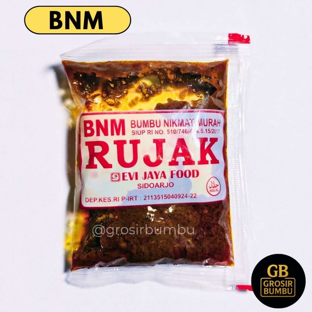 { BNM } Bumbu RUJAK - Bumbu Nikmat Murah - Bumbu Masak Instan