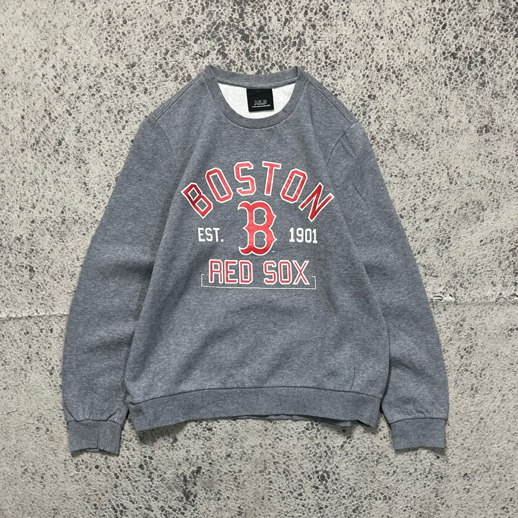 MLB Boston Crewneck Size M (A06) Seperti baru 100% Original