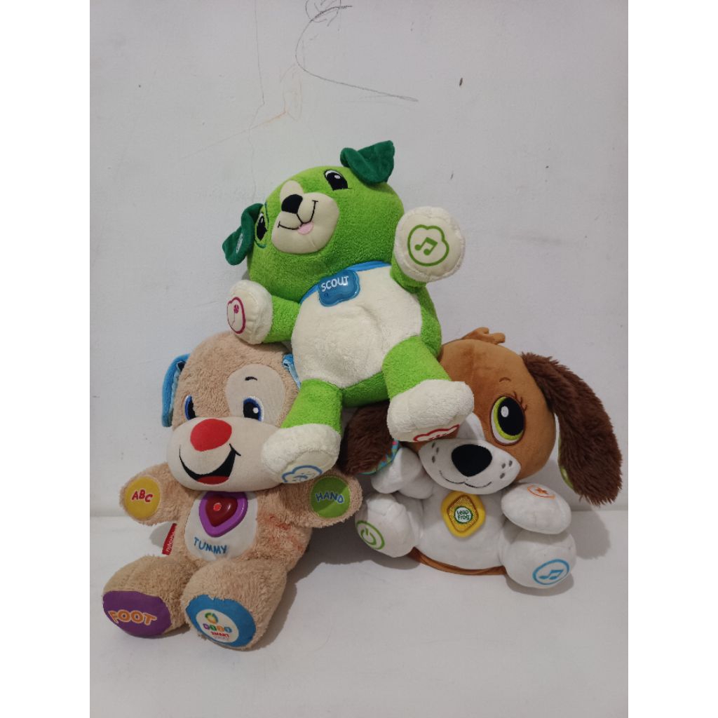 Leapfrog, Fisherprice,Boneka bersuara & edukasi, preloved,hrg+adm
