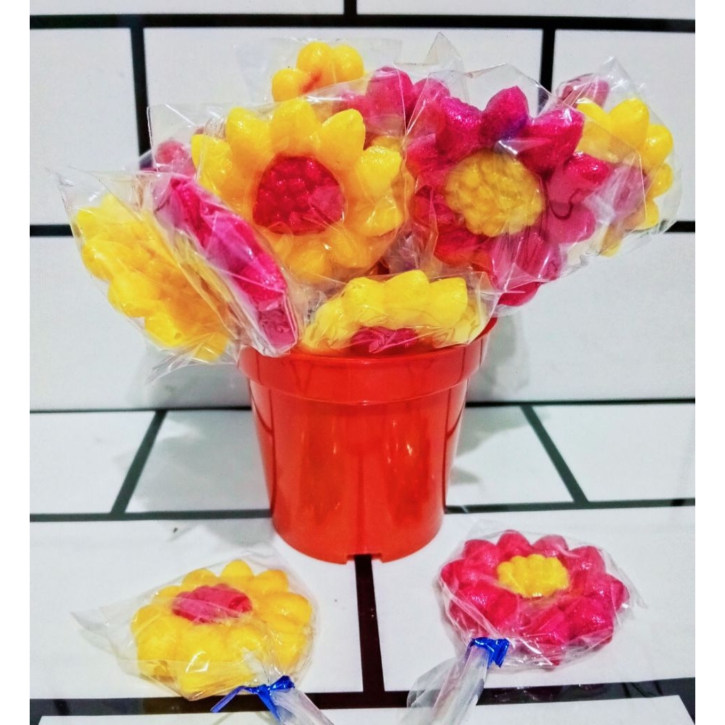 

FREE POT 20pcs Permen Matahari permen lolipop