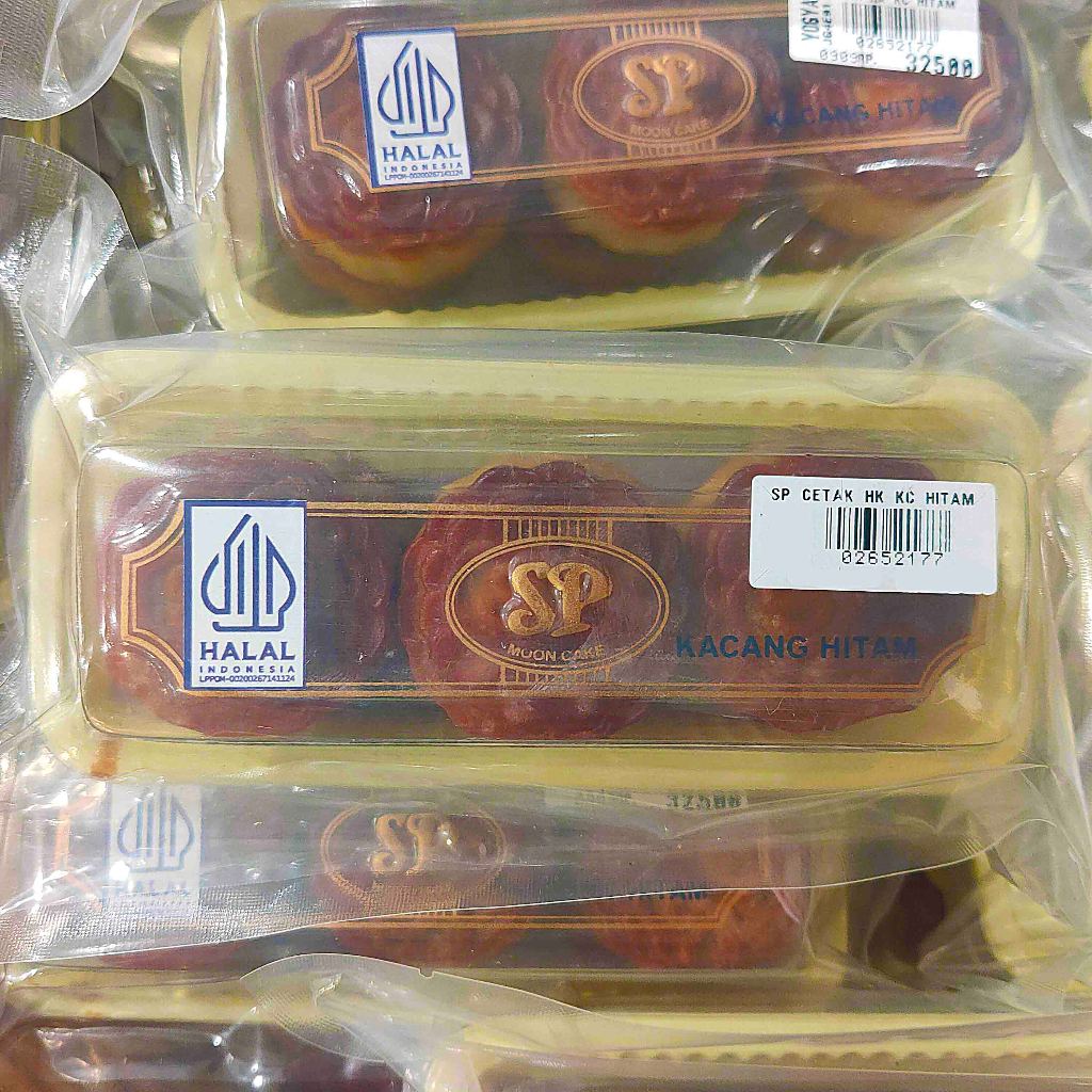 

Mooncake Kacang Hitam SP isi 6/12pcs Kue Pia Halal