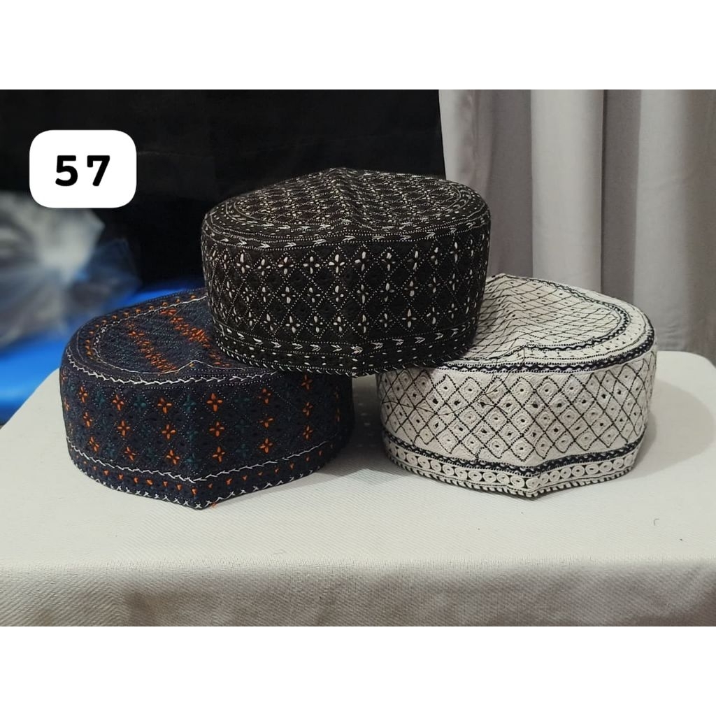 KOPIAH SONGKOK PECI SHIN ORI PAKISTAN SEDANG untuk warna silahkan chat admin