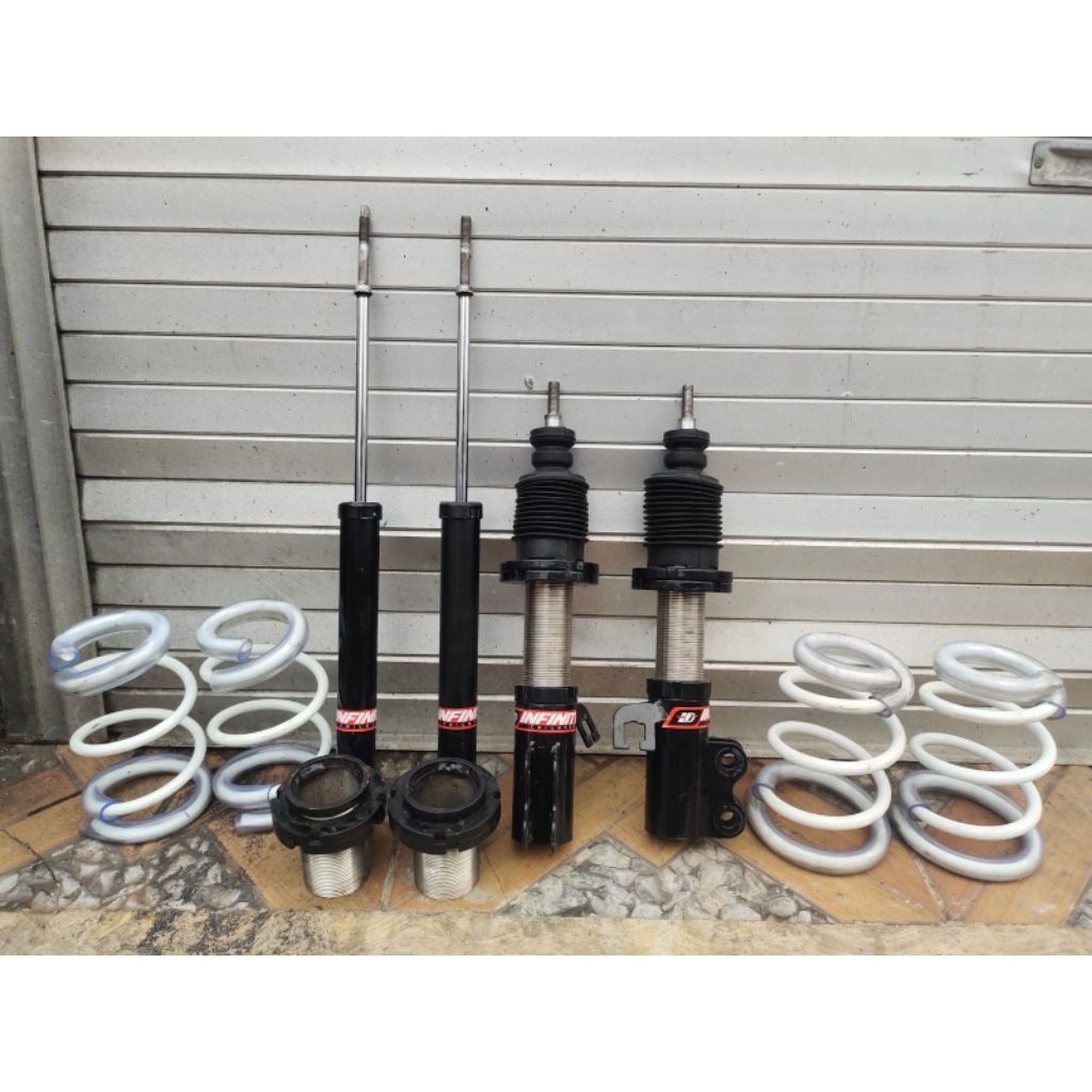Coil Over Shockbreaker Shock Coilover Per Nissan Datsun Go / March Edition Infinity 4pcs