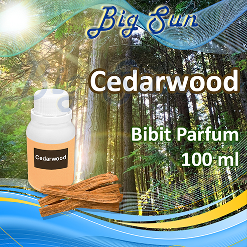 Bibit Parfum Cedarwood 100ml Oil Based Pure / Biang Parfum