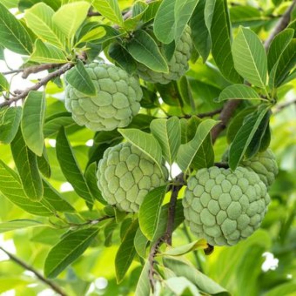 Bibit Tanaman Buah Srikaya Jumbo-Srikaya buah besar -srikaya cepat berbuah