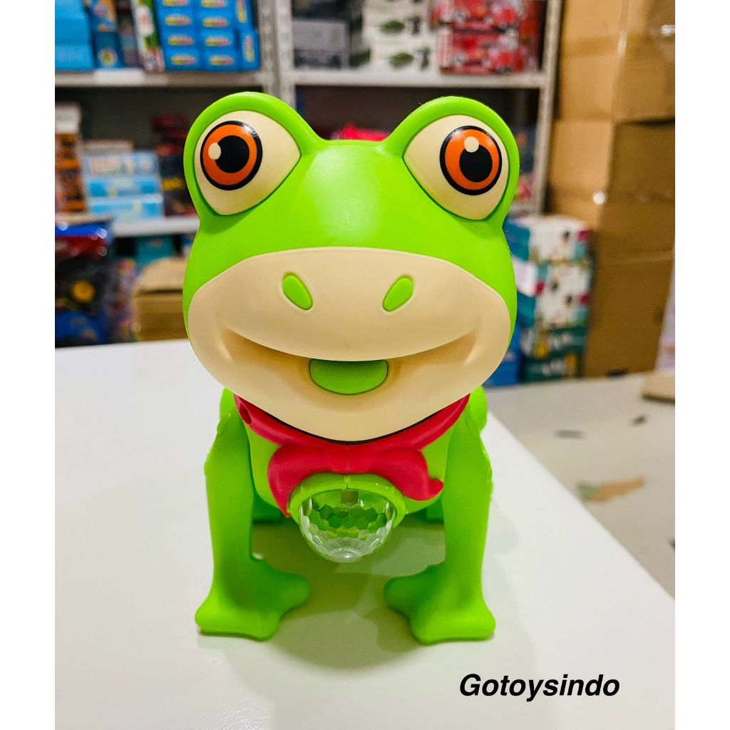 Kodok Jalan Musik Lampu LED