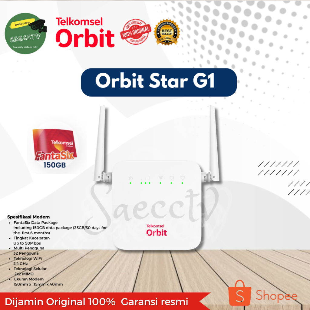 MODEM Orbit Star G1 300mbps Modem wifi internet rumah new original