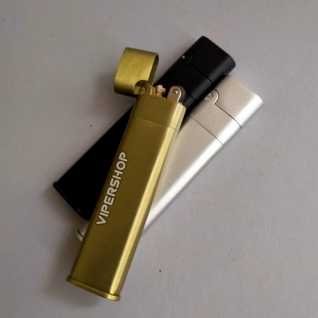 Korek Api Roda Slim Minyak Vintage Retro Yu Bang 1764