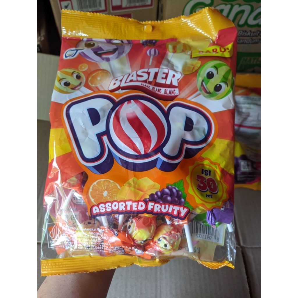 Blaster Pop/Permen lolipop/isi 30 pcs