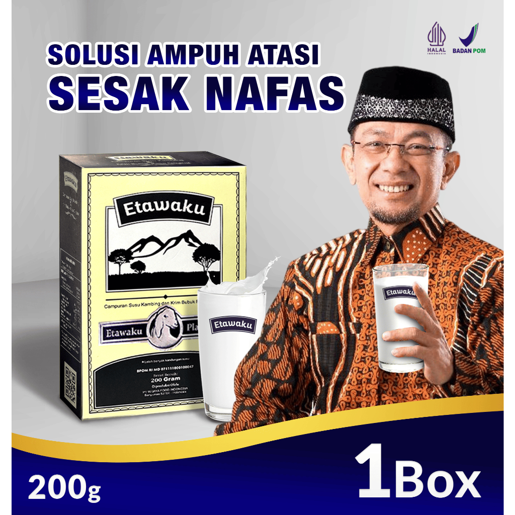 

ETAWAKU PLATINUM Susu Kambing Etawa Original Solusi Atasi Sesak Nafas Halal BPOM