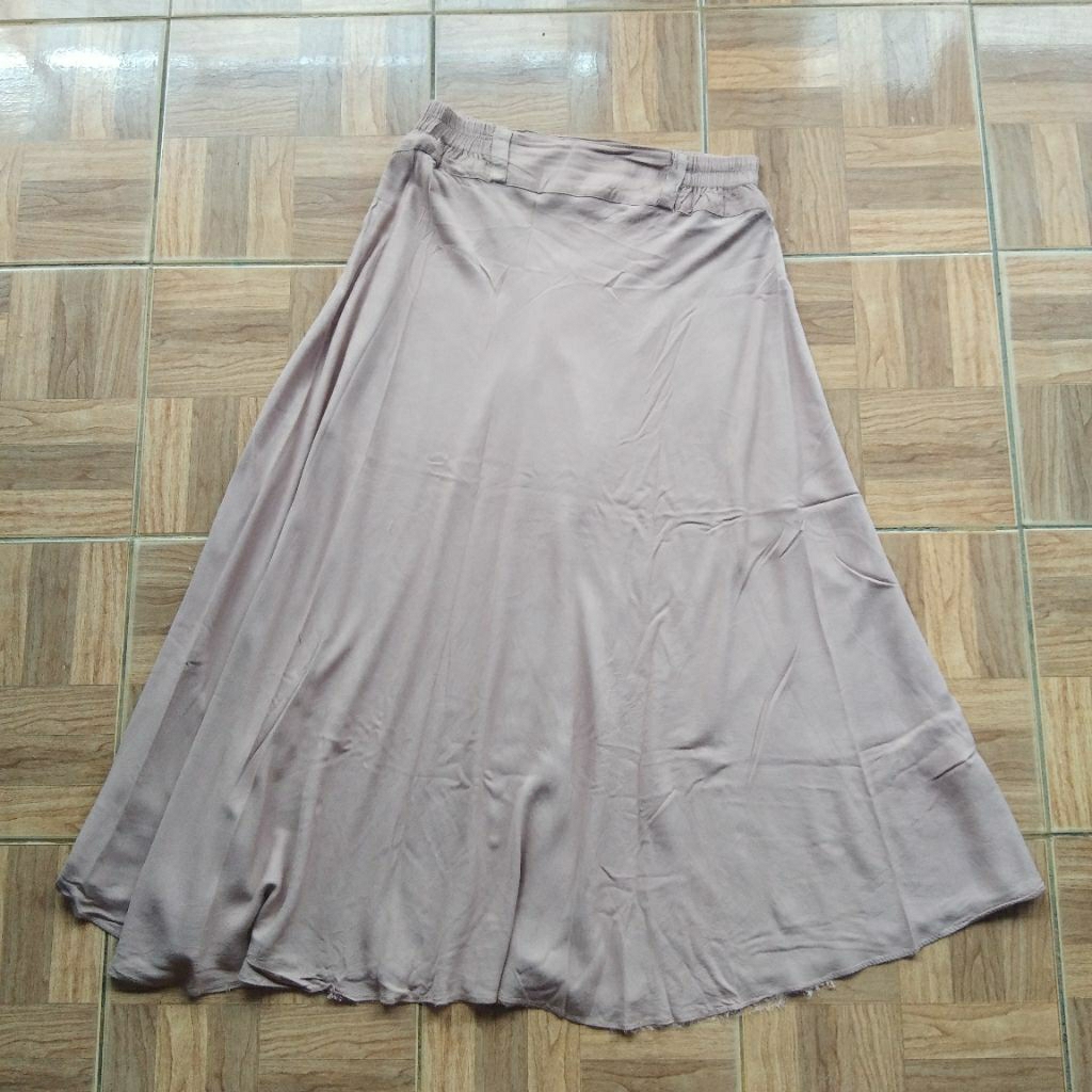 Preloved Rok Panjang Warna Khaki