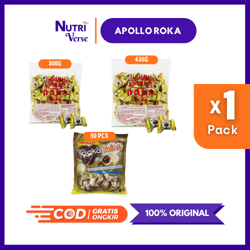 Apollo Roka Malaysia Wafer Ball Coklat | Nutty Chocolate Wafer Bola 300g/420g