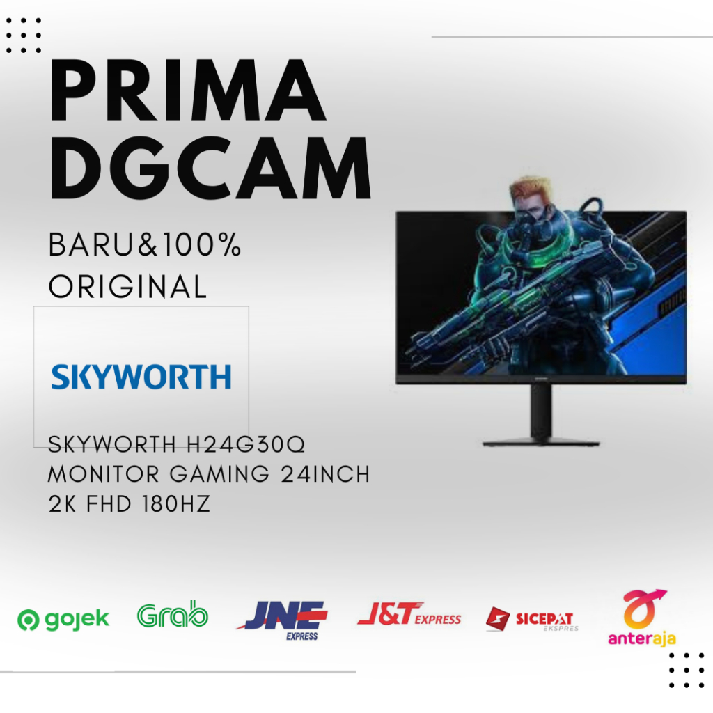Skyworth Monitor Gaming 24 Inch 2K FHD 180Hz H24G30Q