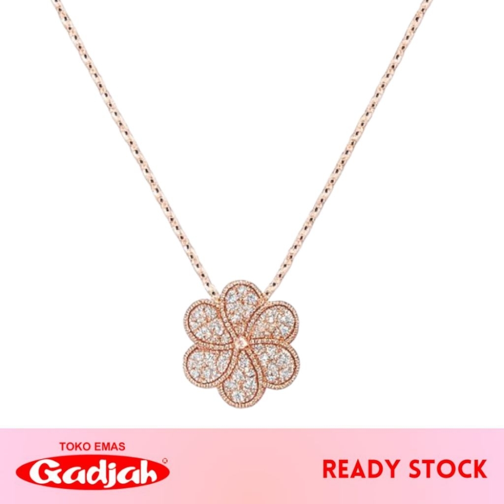 Kalung Emas Siem Bunga  Kamboja Mata Tabur - Toko Emas Gadjah
