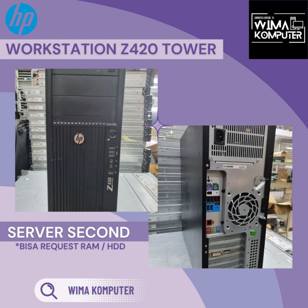 HP Z420 XEON E5 1650 RAM 16GB SSD 512GB