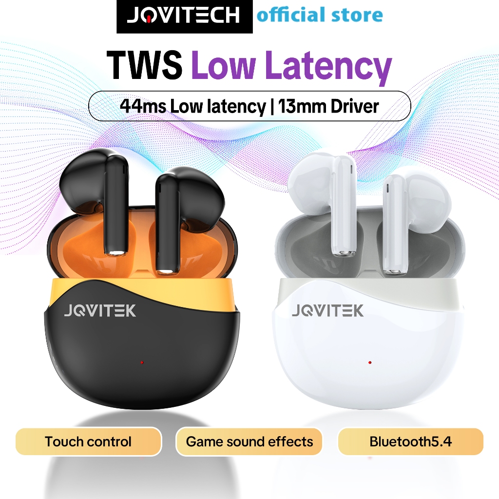 Jovitech Buds EP35C Bluetooth 5.4 28H Playtime Headset Bluetooth Low latency Eaphone Long battery li
