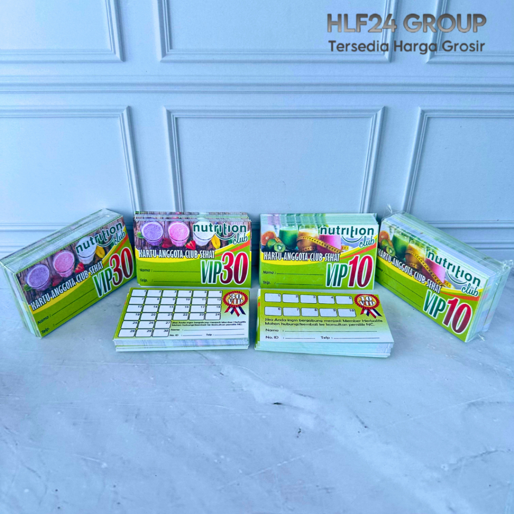 

Kartu Anggota Herblf VIP 30 & VIP 10