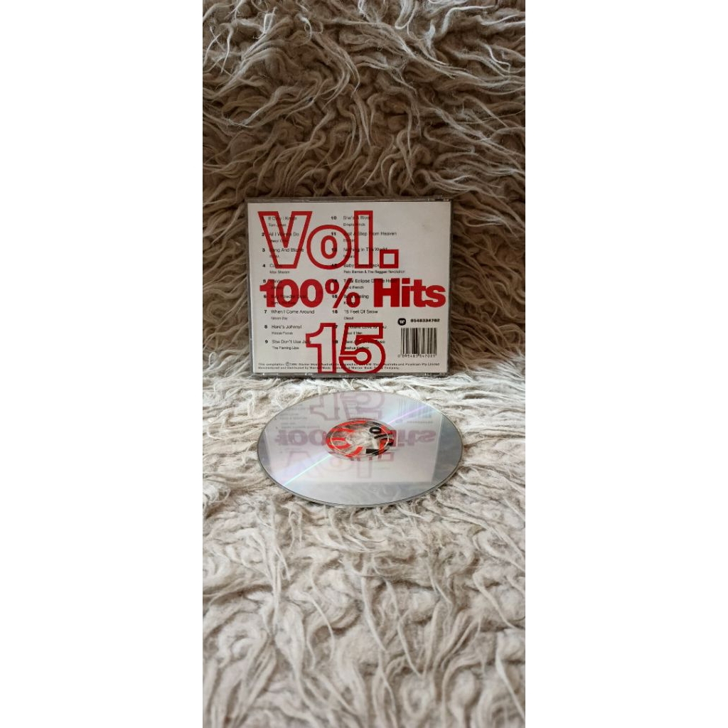 100℅ hits vol 15 kaset cd