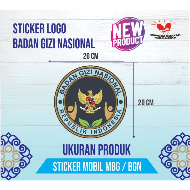 STICKER LOGO BGN/STICKER LOGO MBG