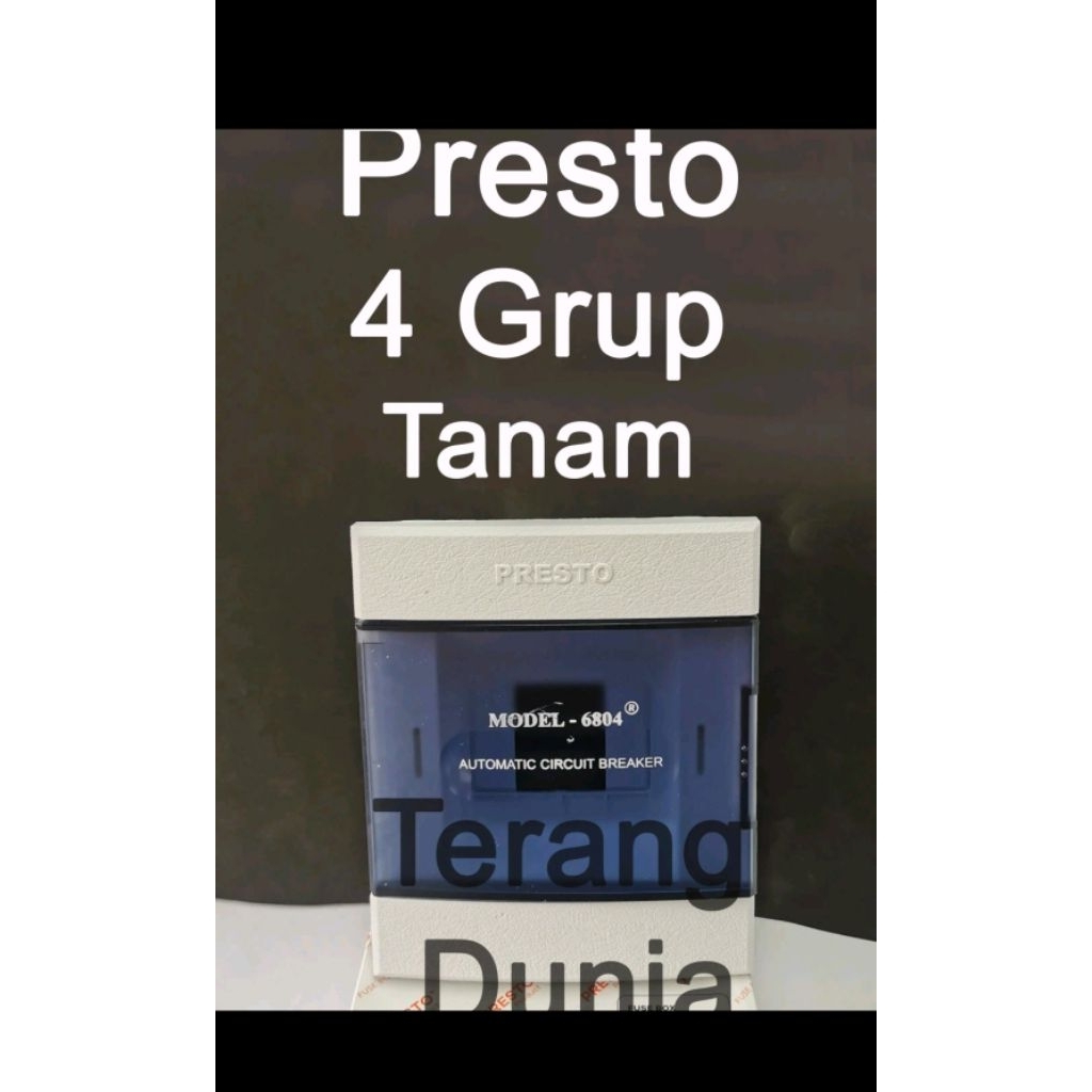 Box Mcb 4 group Presto Box MCB Presto 4grup Box Mcb 4 grup tanam Box Sikring 4Group Presto Box Sikri