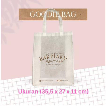 

BAKPIAKU Spunbond Bag / Goodie Bag - Kualitas Baik, Tekstur Bagus berkualitas