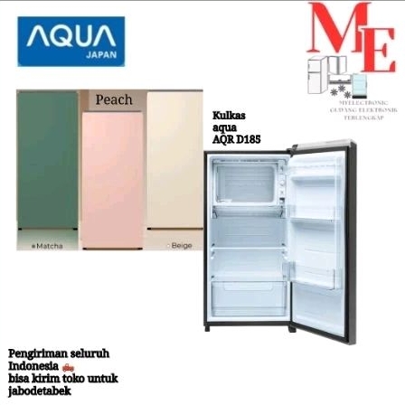 KULKAS AQUA AQR-D185 MBE/MME/MPE 1 PINTU 145 LITER