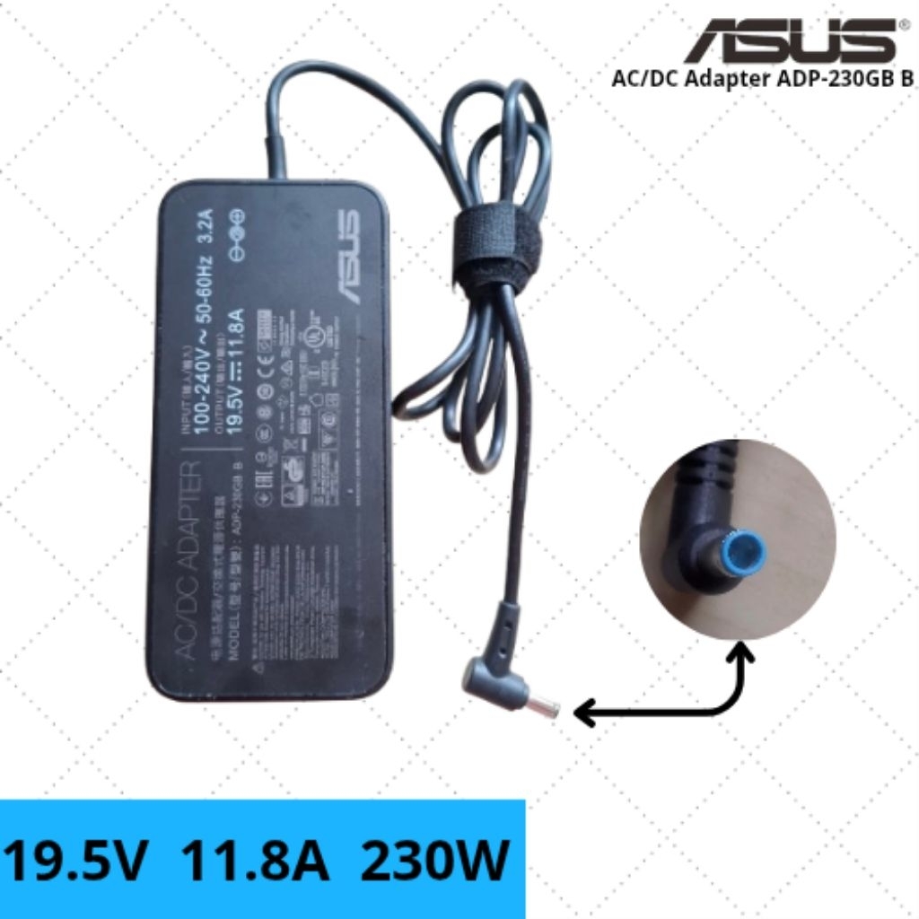 Adaptor Charger Laptop Asus ADP-230GB B (19.5V ~ 11.8A) 230W