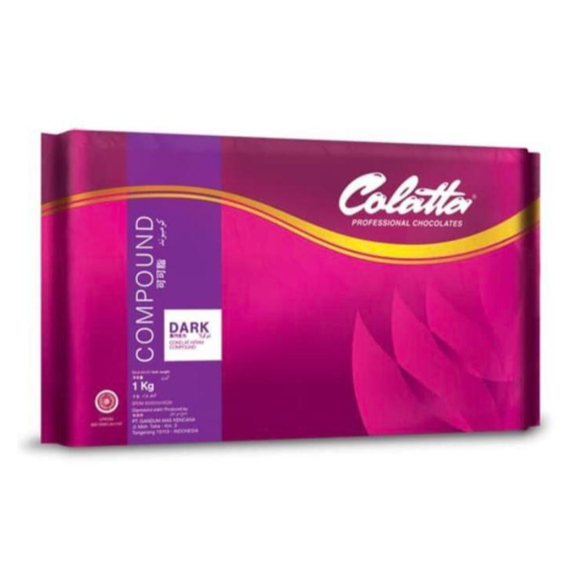 

Colatta Dark Compound 1kg | Dark Compound Chocolate Colatta | Cokelat Batang Colatta 1kg